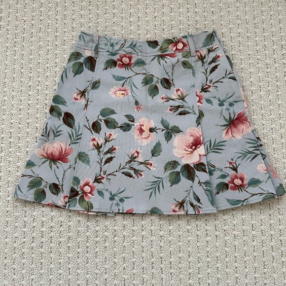 New D&G Dolce & Gabbana stretch pleated mini skirt